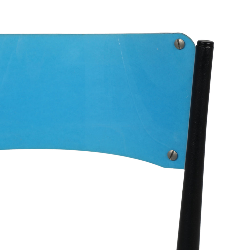 Blue & Black Dinette Chair