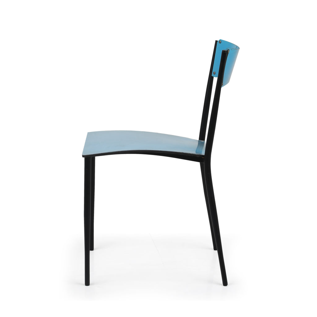 Blue & Black Dinette Chair