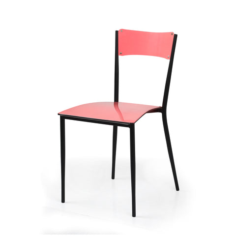 Pink & Black Dinette Chair