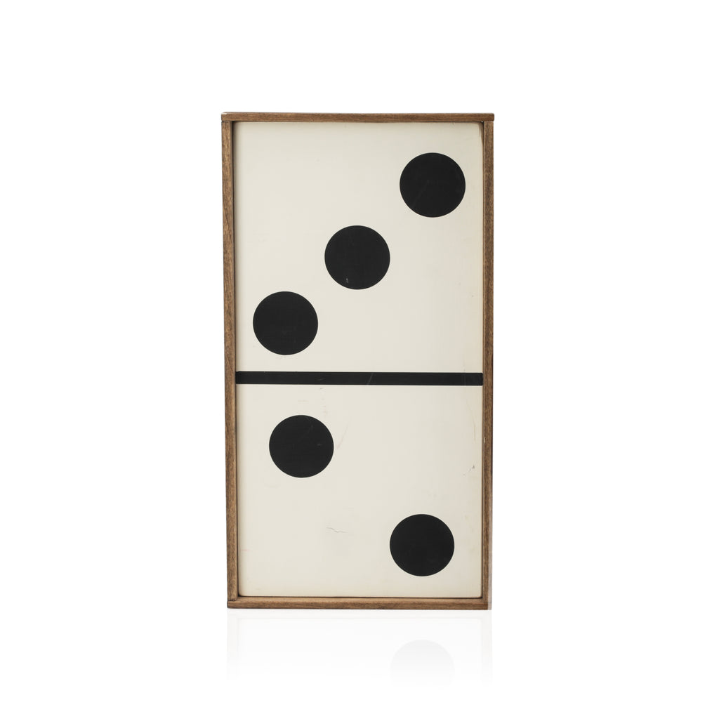 (A+D) Wood Frame Domino Artwork