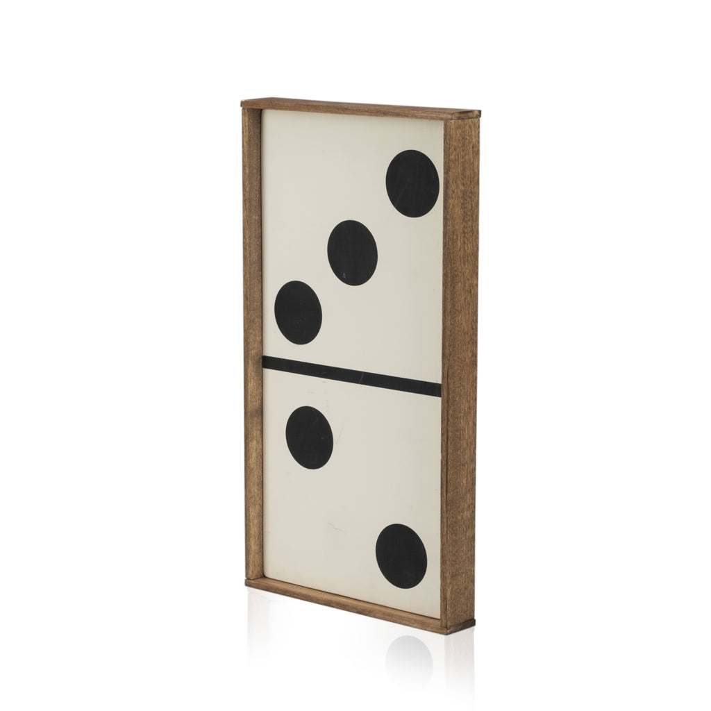 (A+D) Wood Frame Domino Artwork