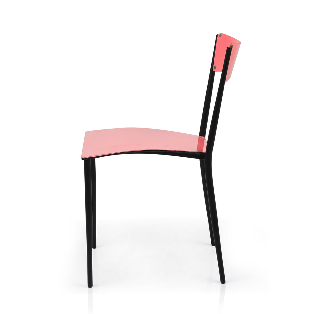 Pink & Black Dinette Chair