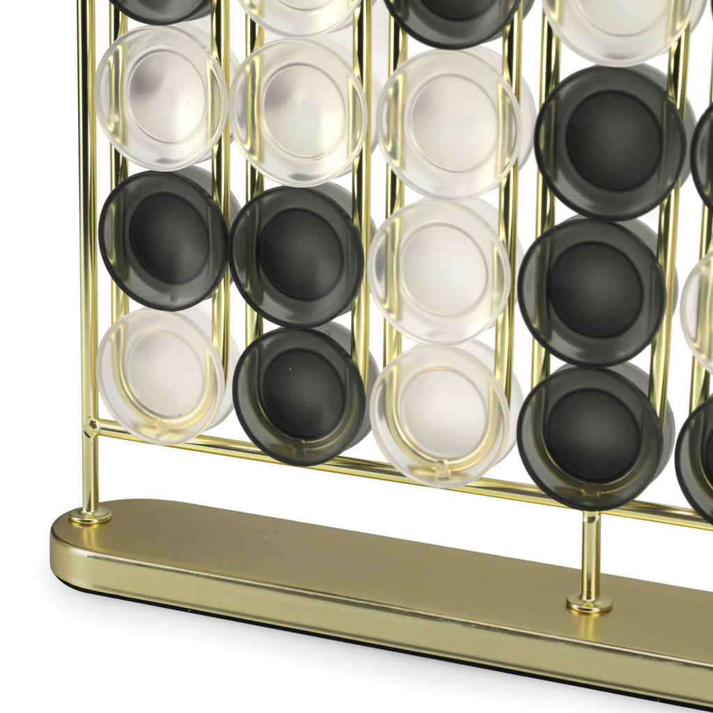 Gold / Acrylic Connect 4 Set w/ Box (A+D)