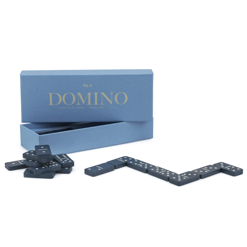 Blue Dominoes Set w/ Box (A+D)