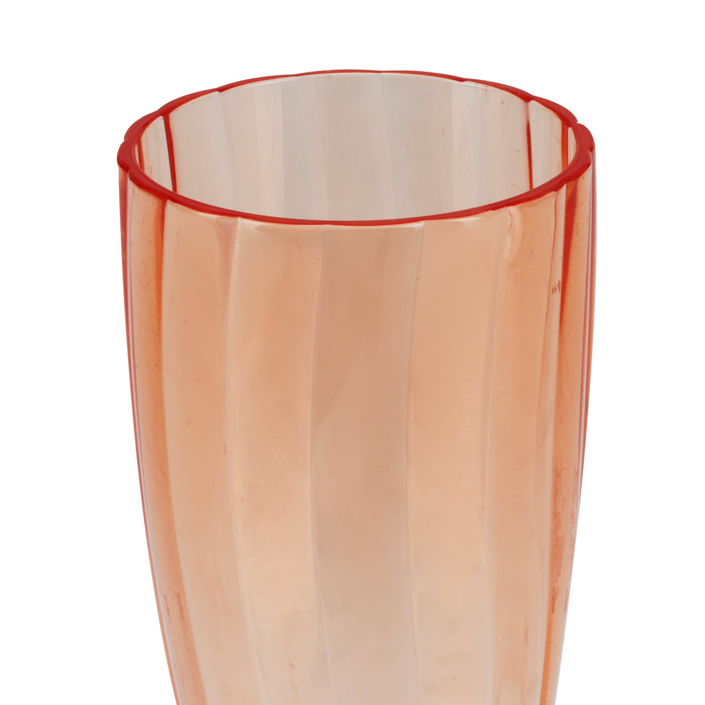 Orange Tall Plastic Vase (A+D)