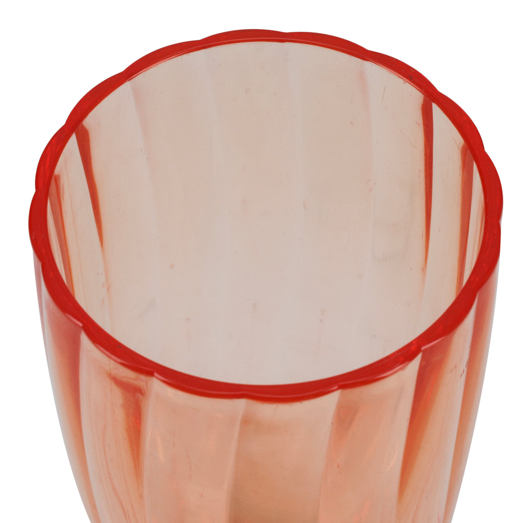 Orange Tall Plastic Vase (A+D)