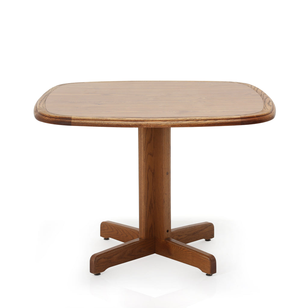 Natural Wood Square Dining Table