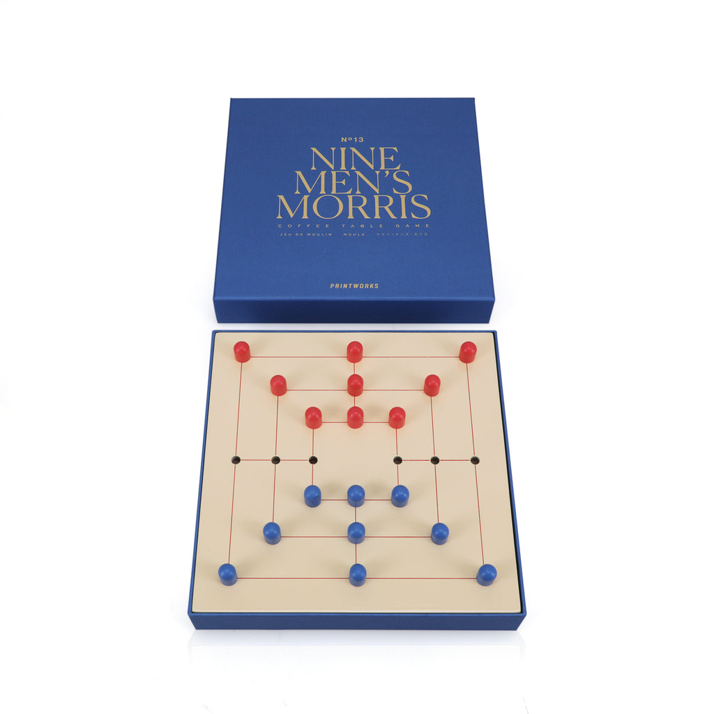 Nine Men's Morris Game w/ Box (A+D)