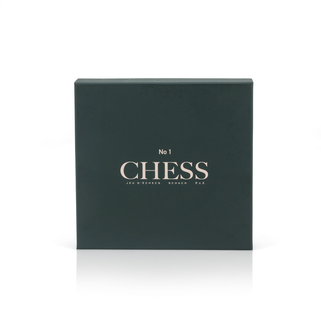 Green Chess Set w/ Box (A+D)