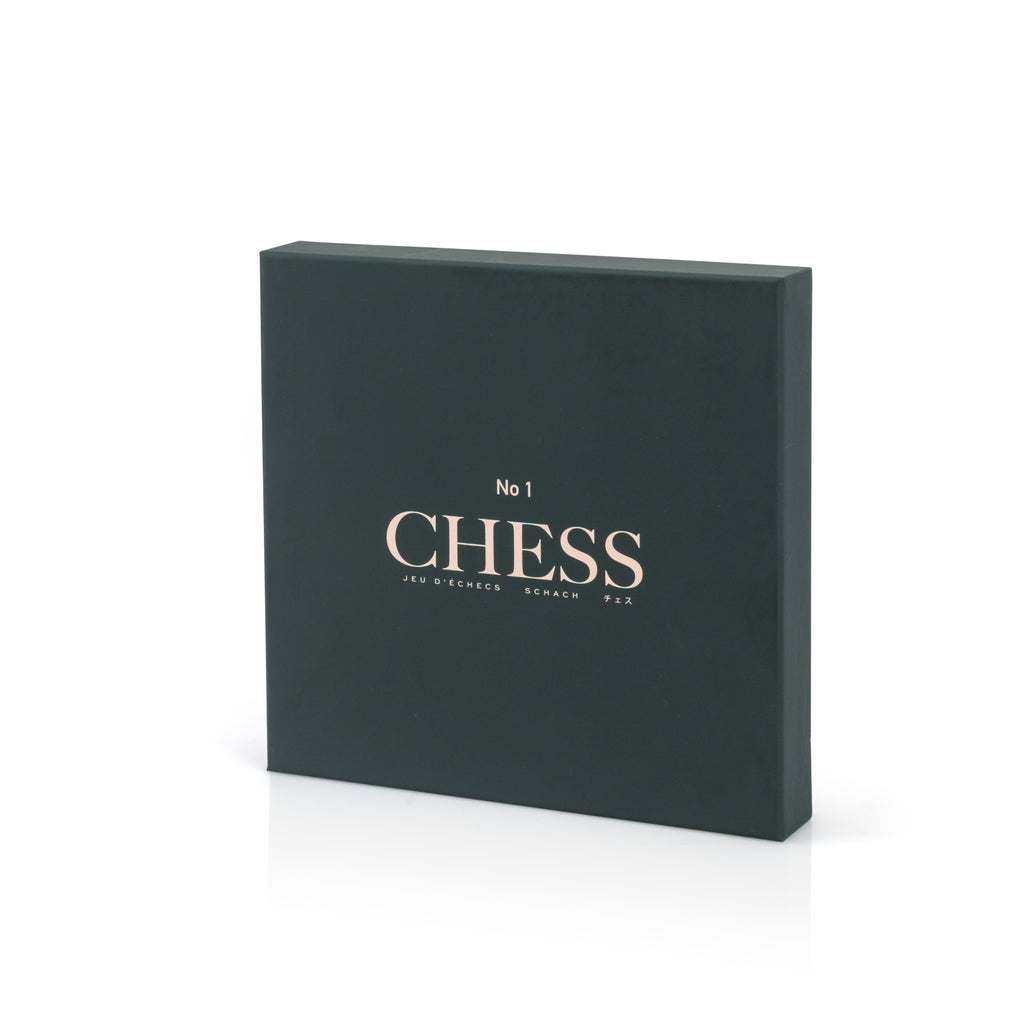 Green Chess Set w/ Box (A+D)