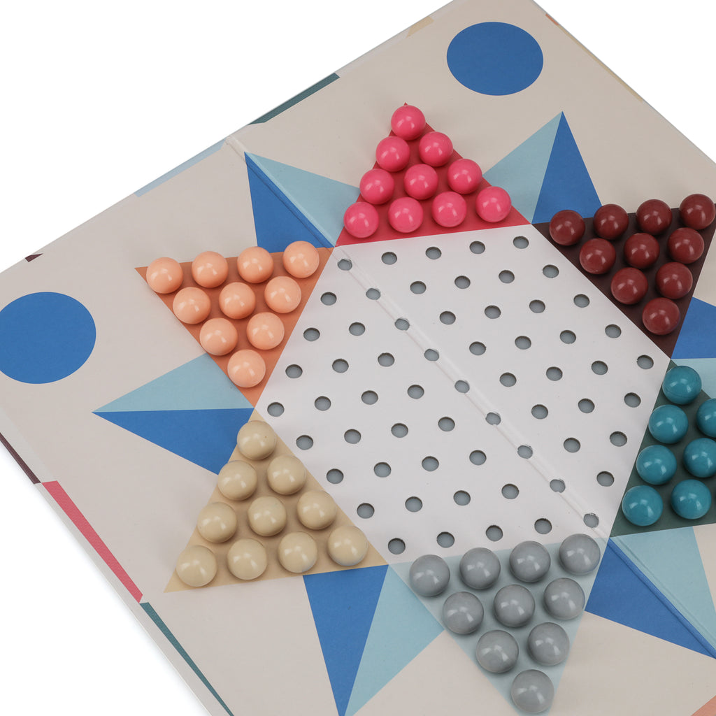 Colorful Chinese Checkers Box Set (A+D)