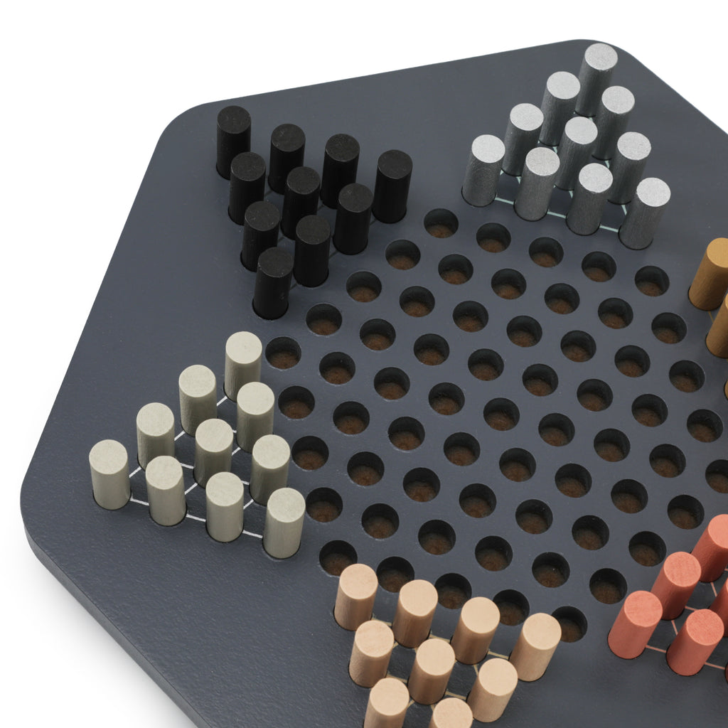 Tan Chinese Checkers Box Set (A+D)