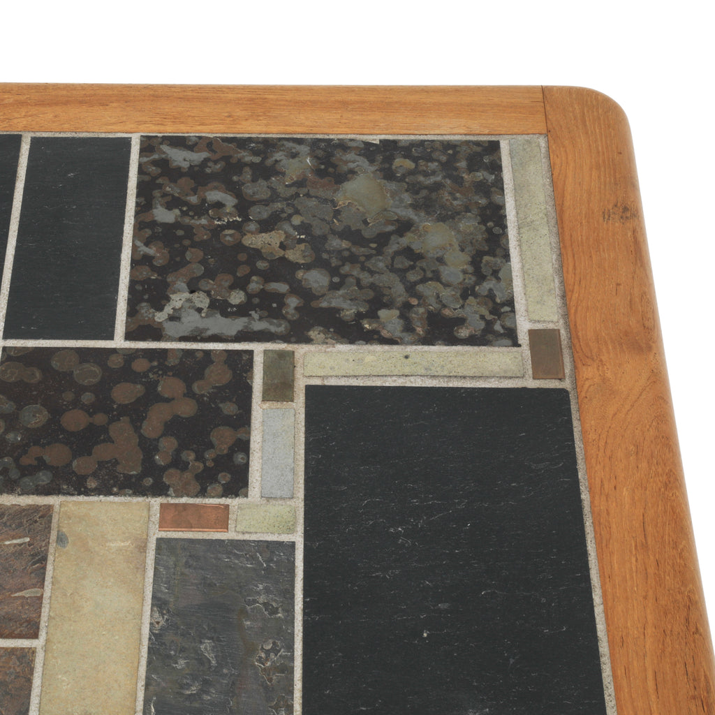 Wood / Tile Side Table