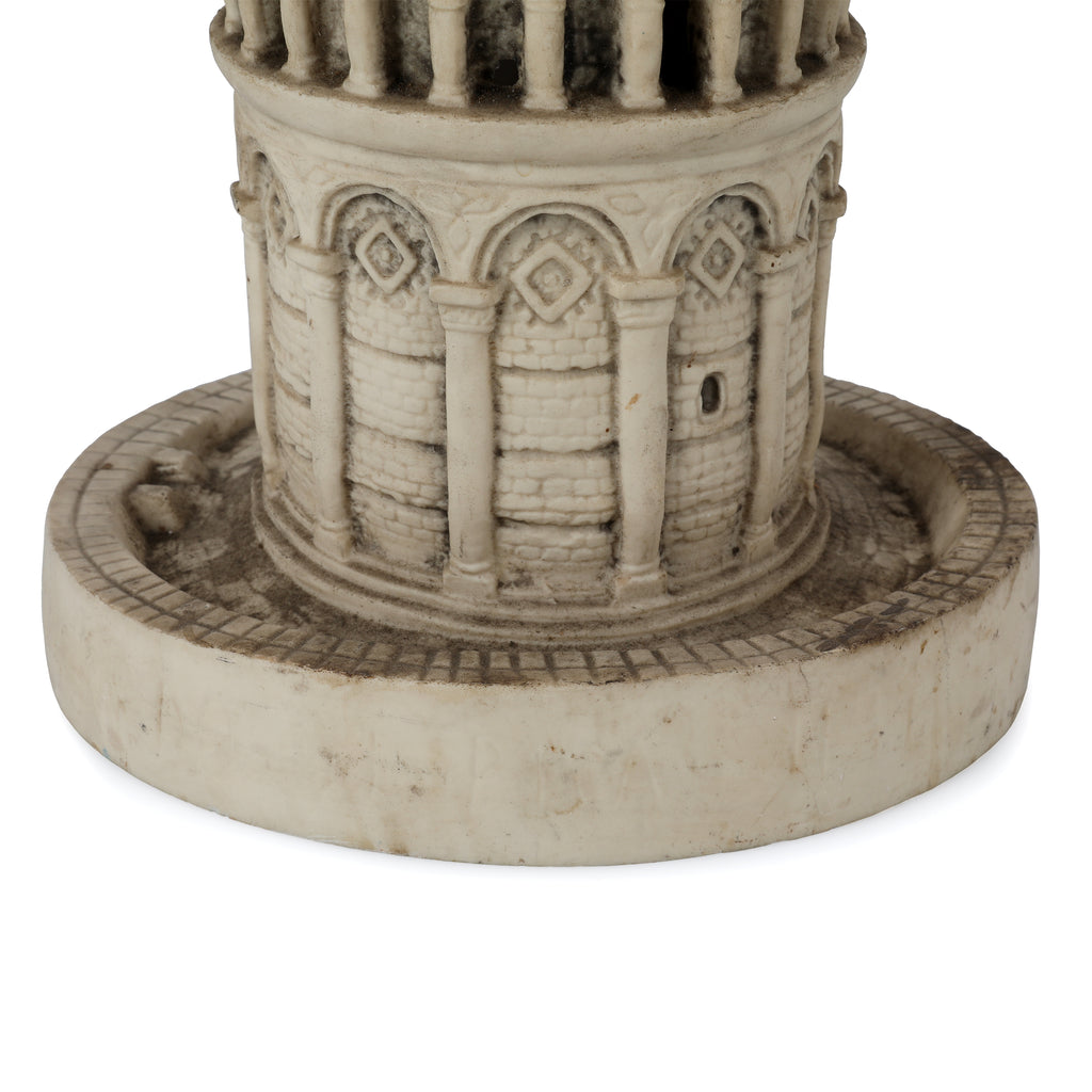 Tan Leaning Tower of Pisa Lamp