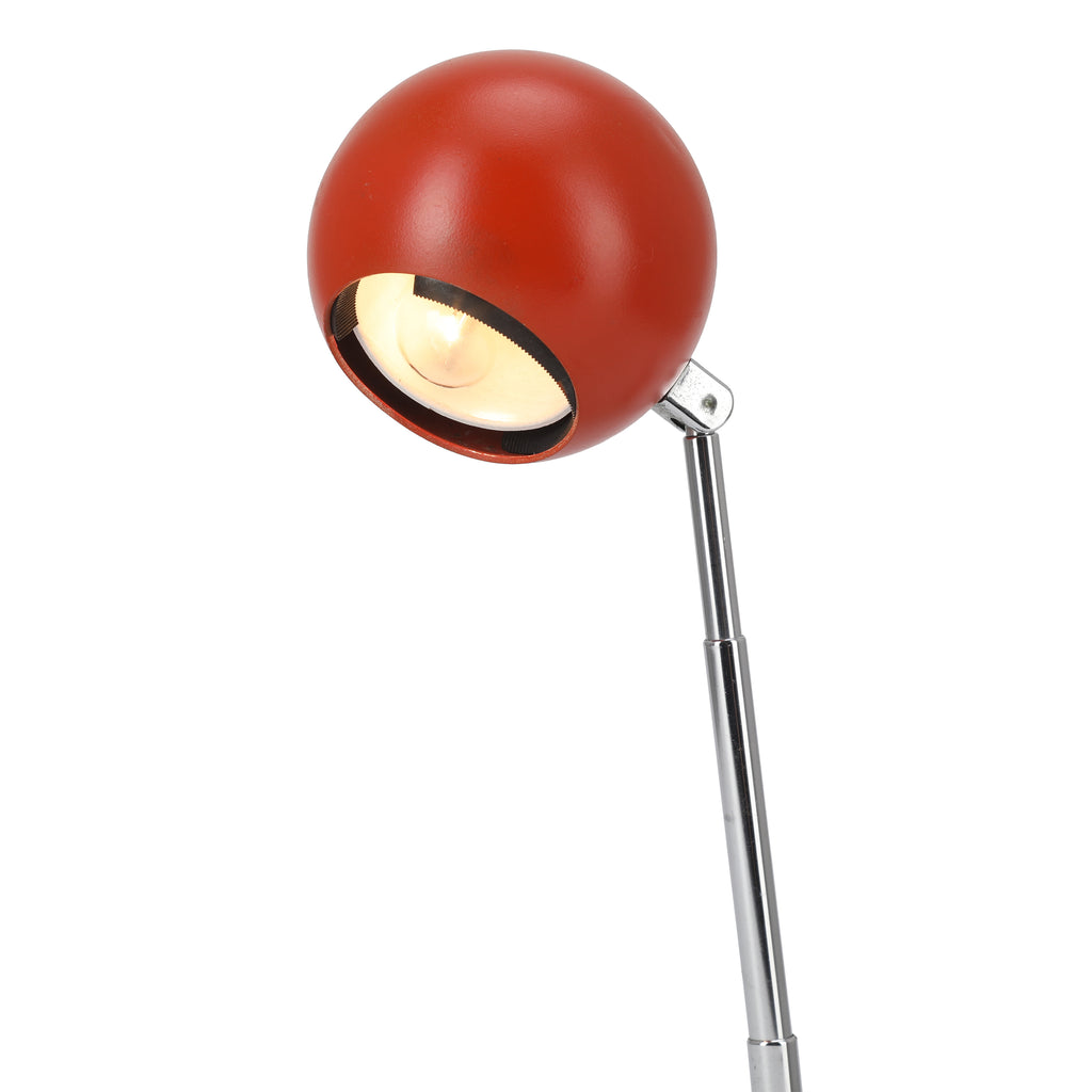 Orange Ball Telescoping Desk Lamp