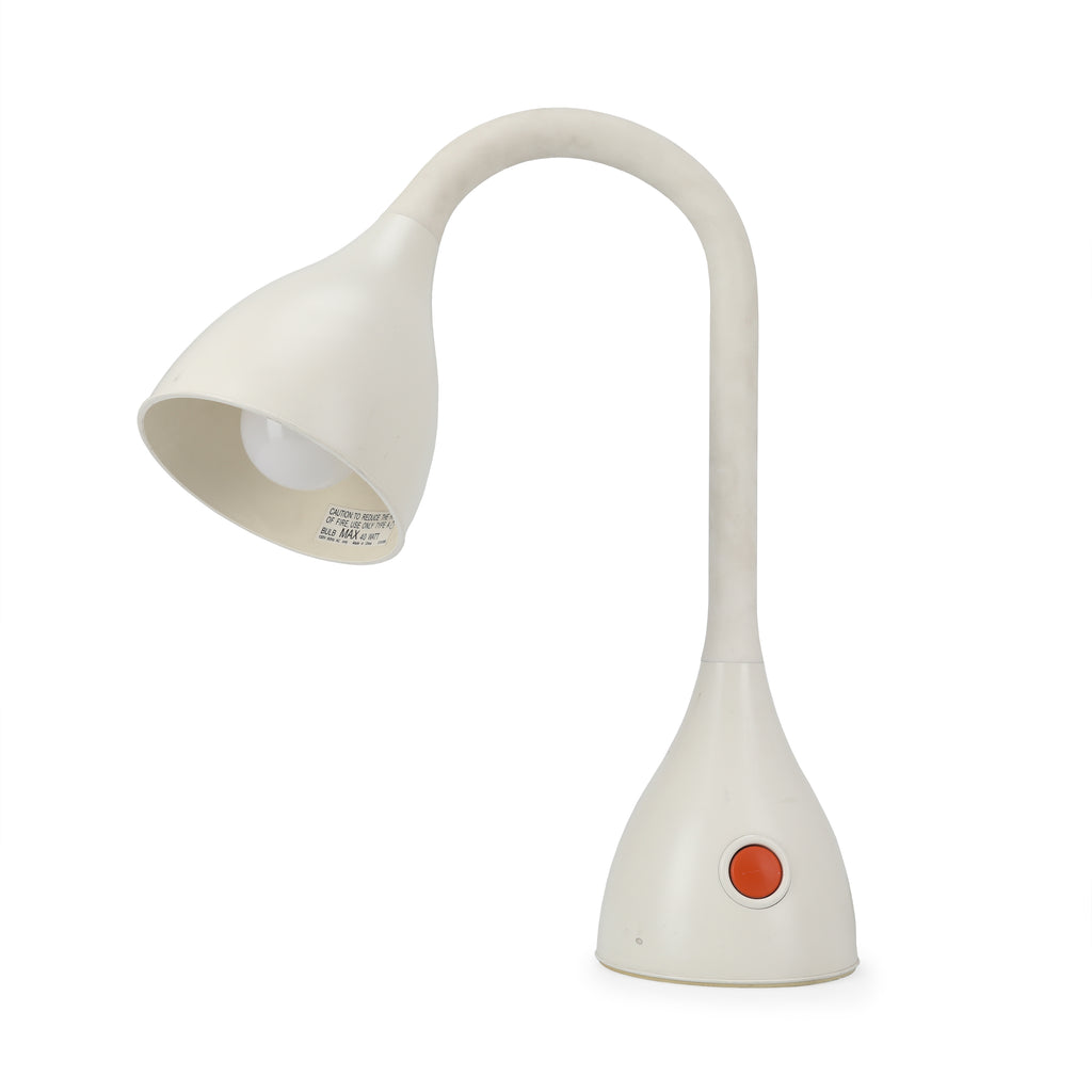 White Plastic Desk Lamp #1