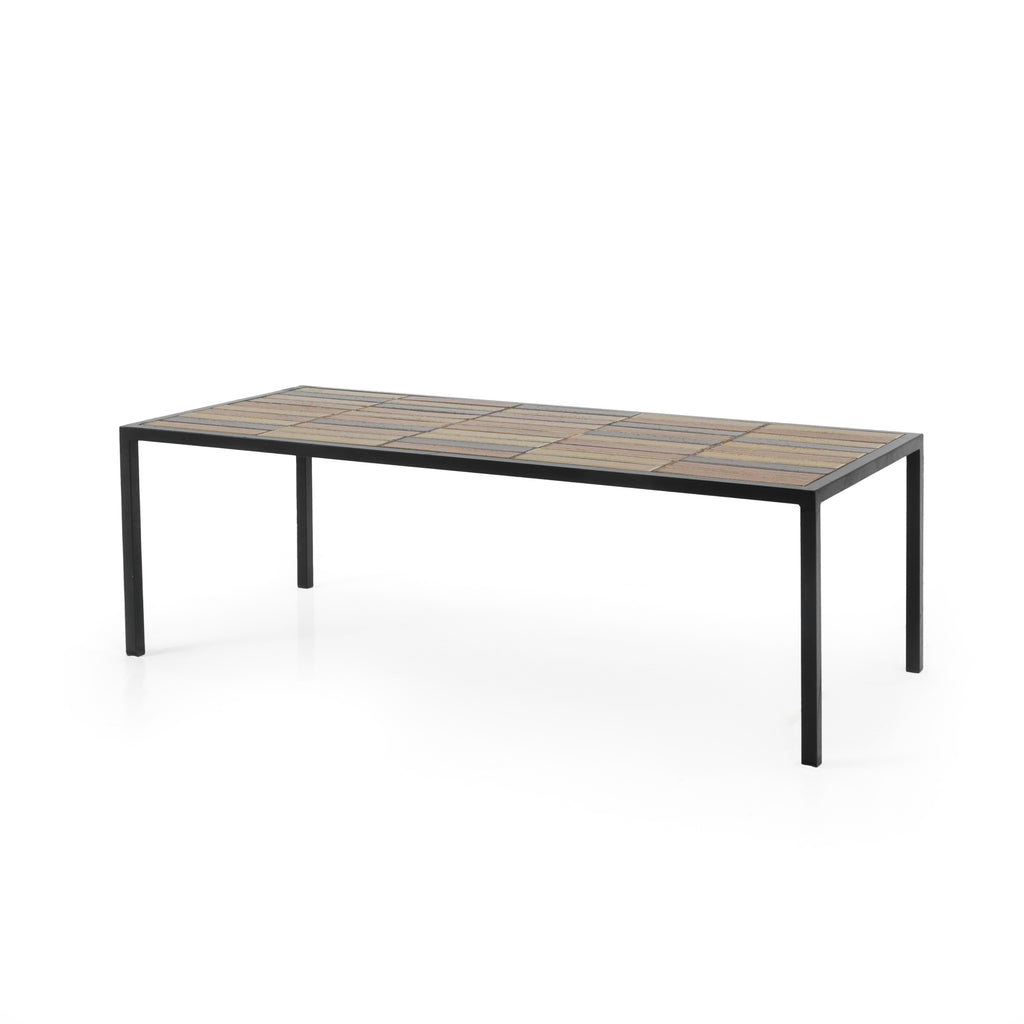 Orange & Yellow Tile Coffee Table