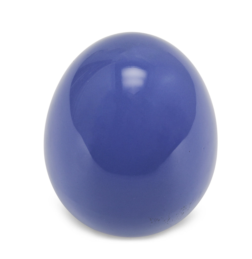 Periwinkle Blue Glass Egg (A+D)