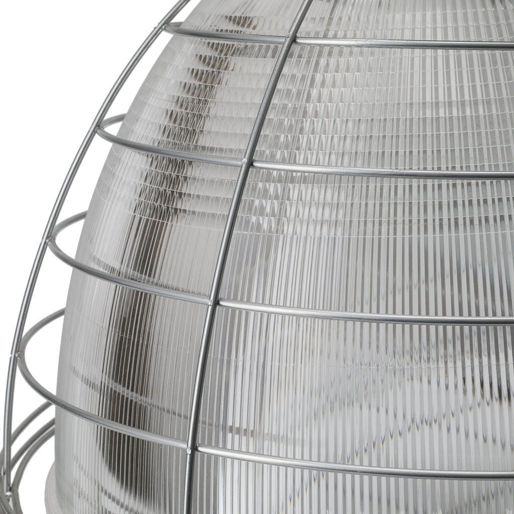 Industrial Hanging Caged Light Fixture