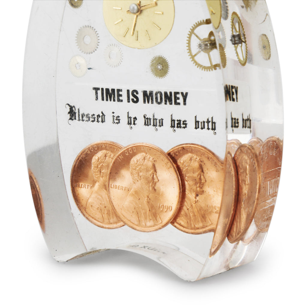 Time Is Money Paperweight