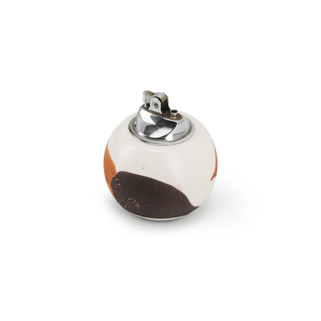 Round Cream / Orange / Brown Lighter
