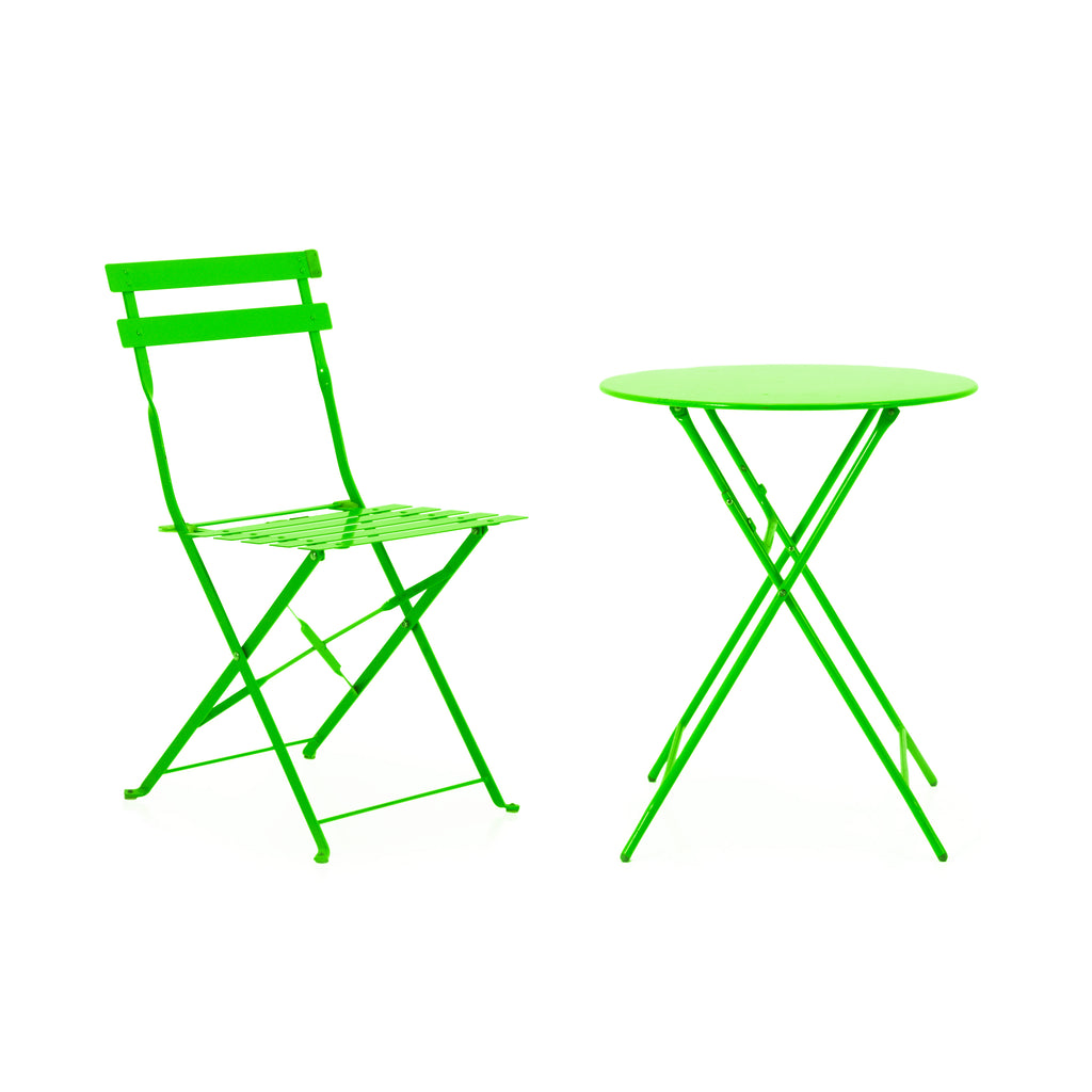 Green Metal Bistro Table