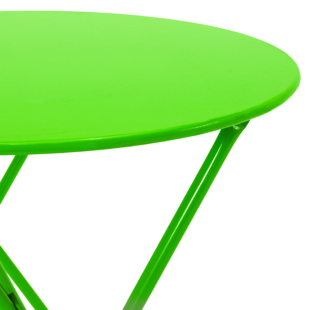 Green Metal Bistro Table