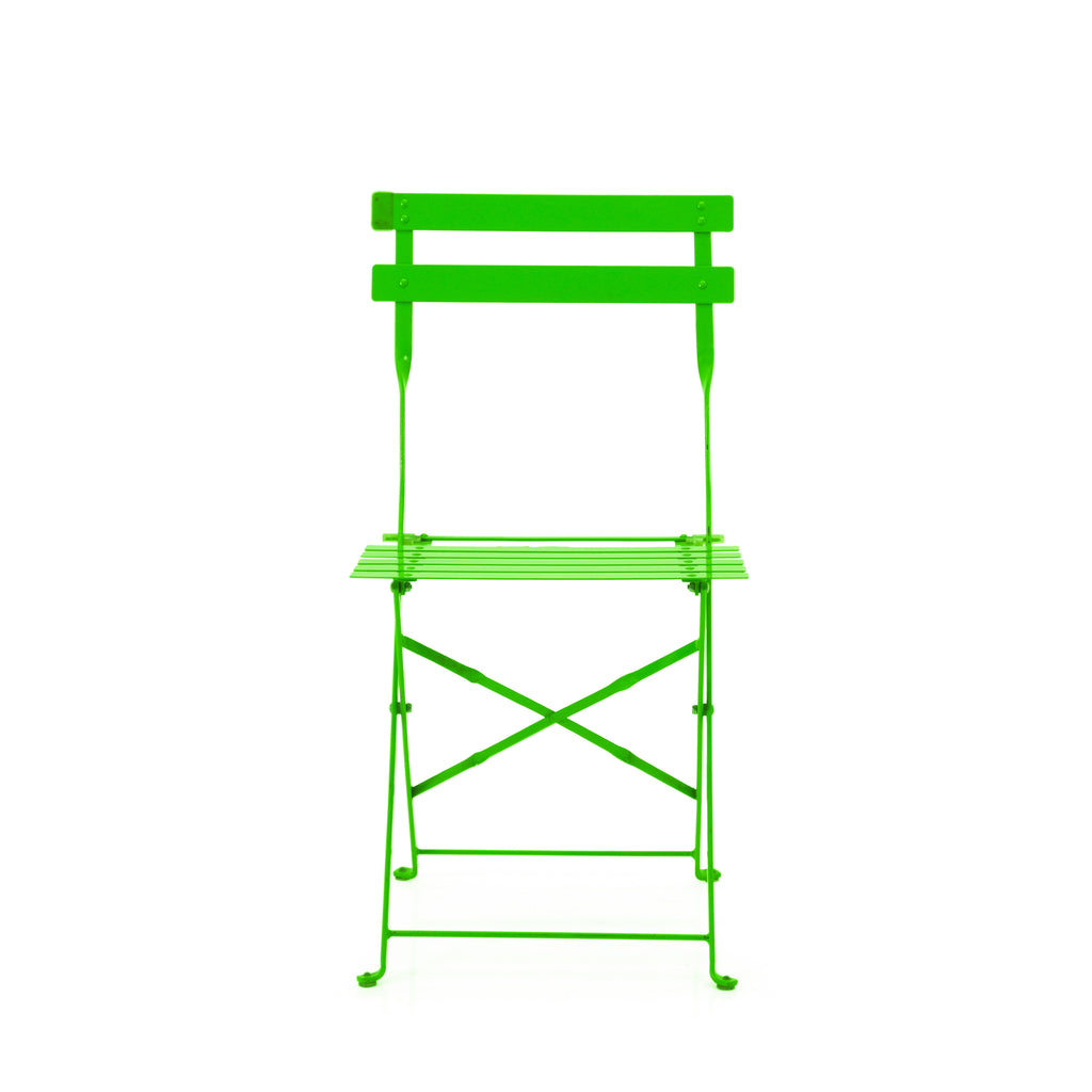 Green Metal Bistro Chair
