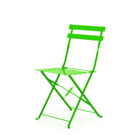 Green Metal Bistro Chair