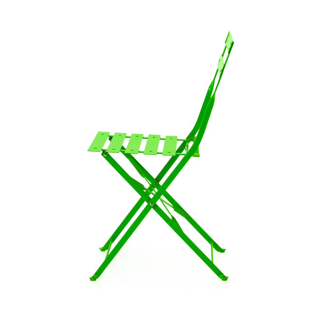 Green Metal Bistro Chair