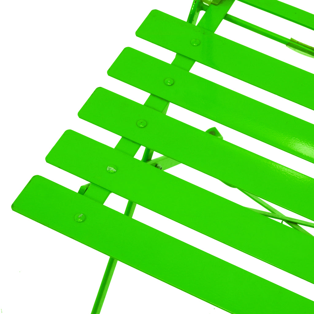 Green Metal Bistro Chair
