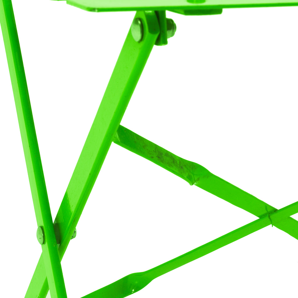 Green Metal Bistro Chair