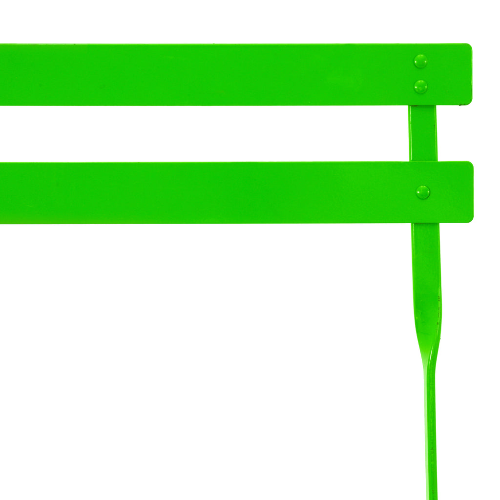 Green Metal Bistro Chair