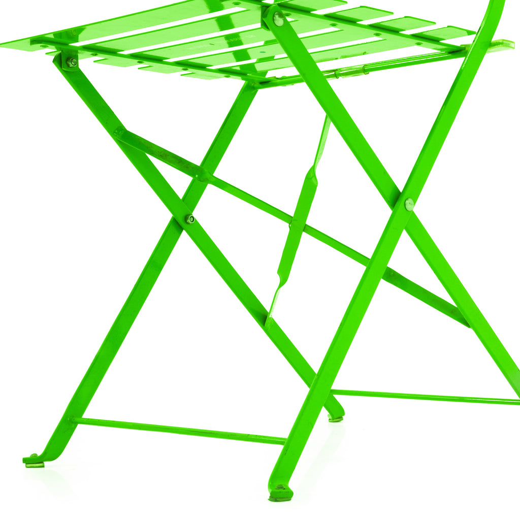 Green Metal Bistro Chair