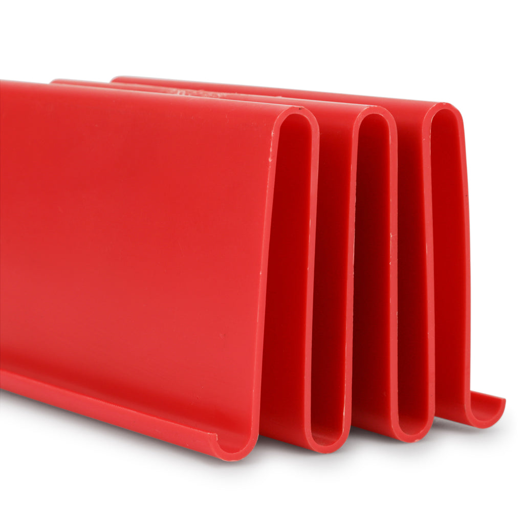 Red Wavy File Holder