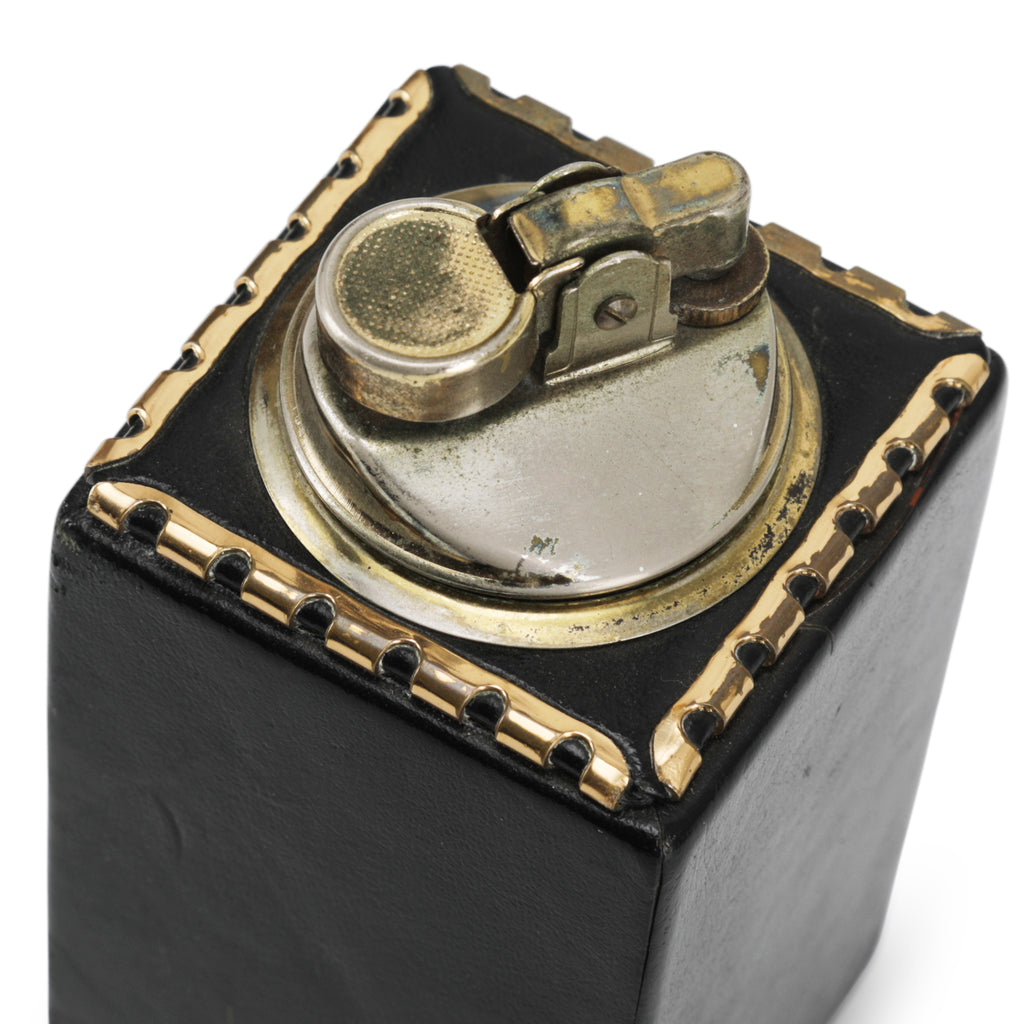 Black & Brass Vintage Rectangular Lighter