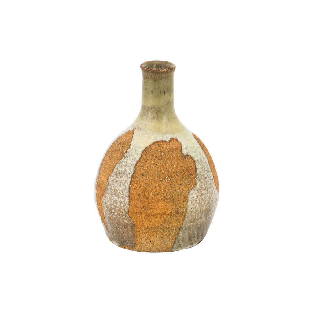 Brown Ceramic Drip Vase (A+D)