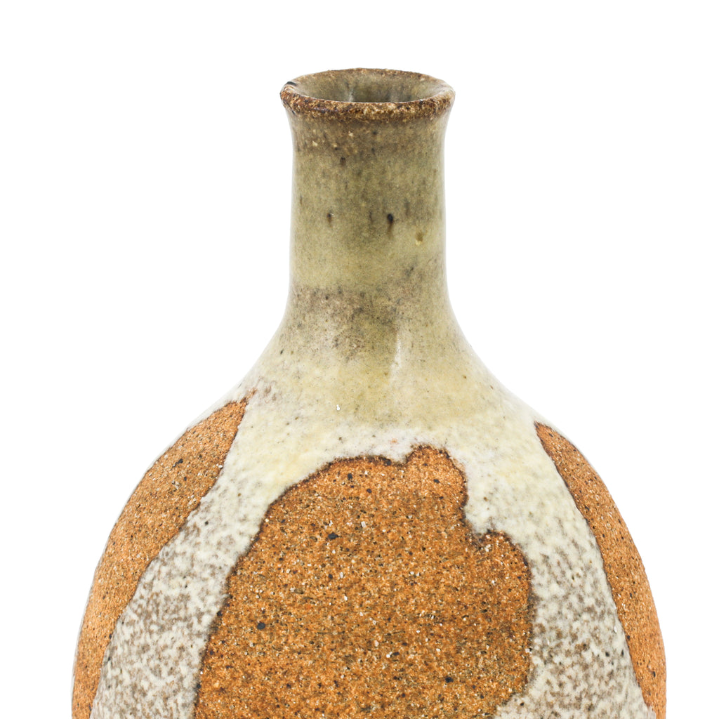 Brown Ceramic Drip Vase (A+D)
