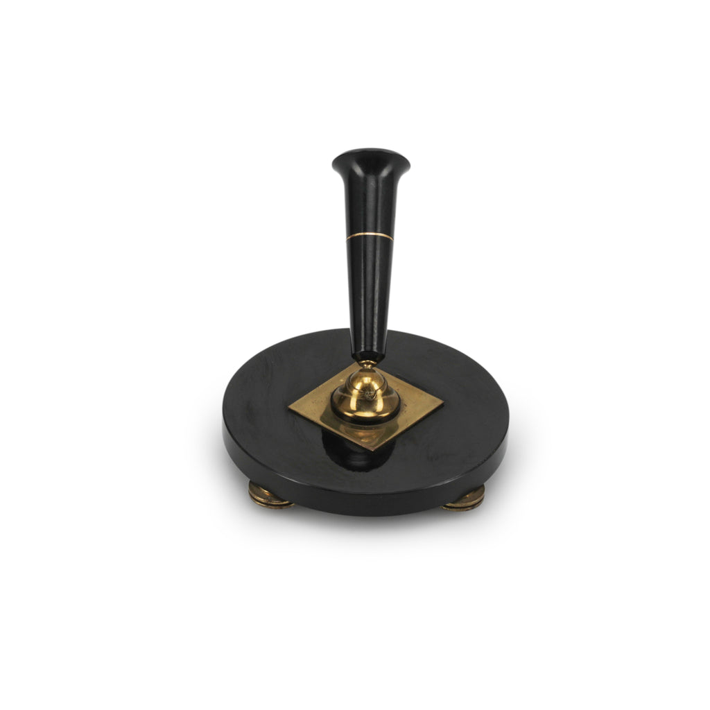 Black & Brass Vintage Pen Holder