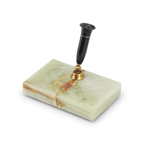Rectangular Jade Pen Holder