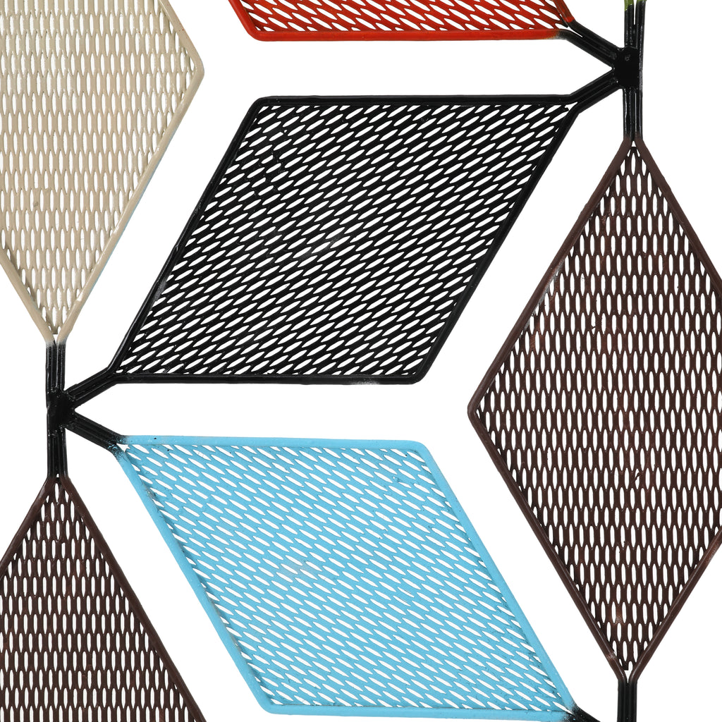 Multicolor Wave Diamonds Vintage Divider