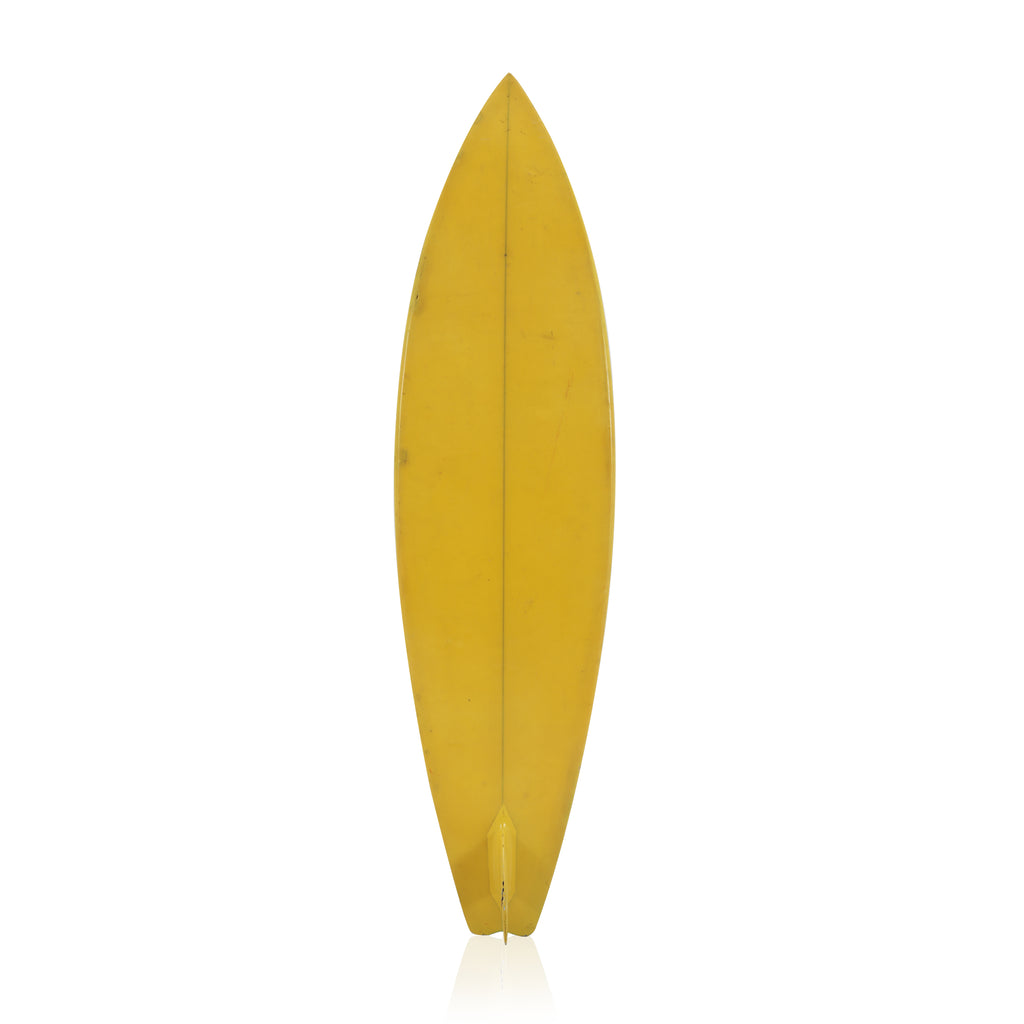 Green Surfboard w/ Blue Trim and Yellow Border/Back