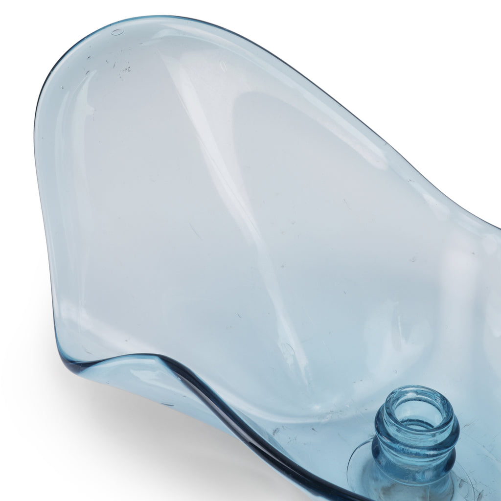 Melted Water Bottle Glass Sculpture