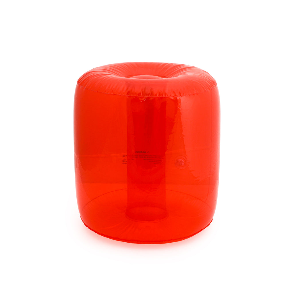 Red Inflatable Ottoman
