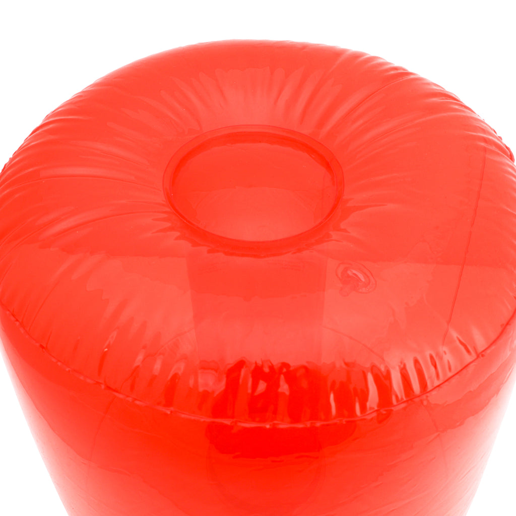 Red Inflatable Ottoman