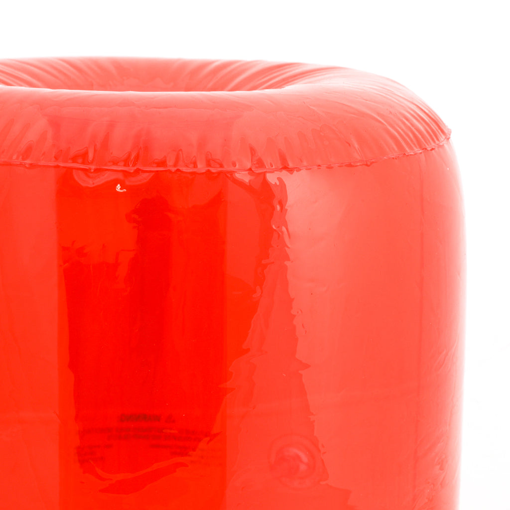 Red Inflatable Ottoman