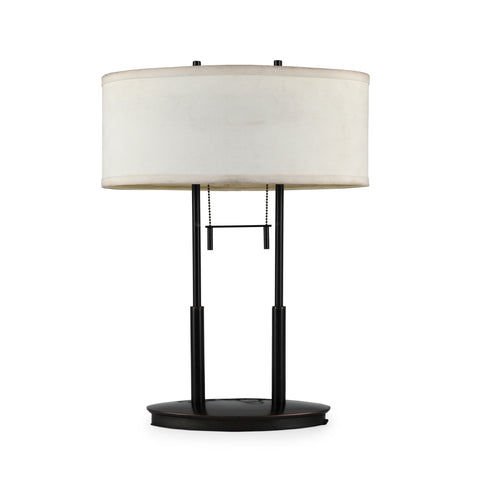 Black Double Stand Lamp