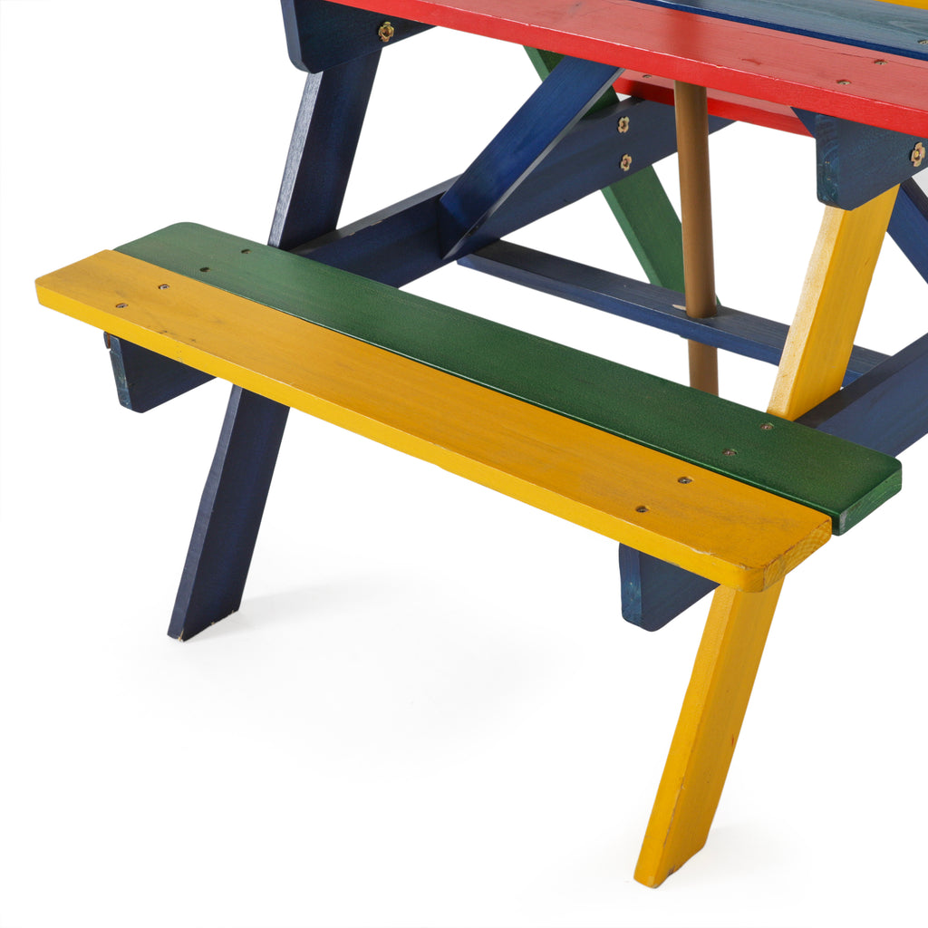 Kid's Picnic Table & Umbrella