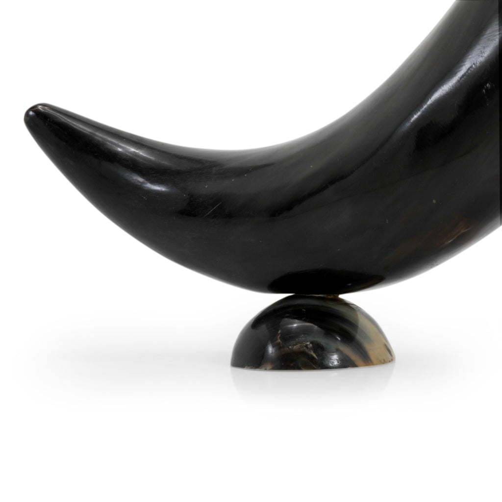 Smokey Acrylic Horn Sculpture (A+D)