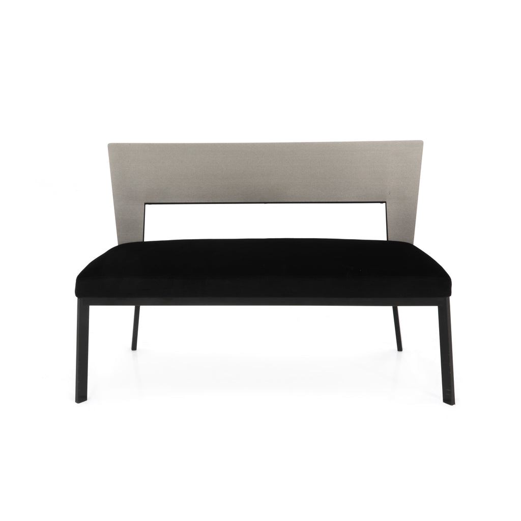 Silver / Black Bench